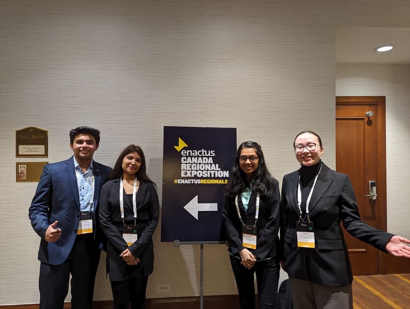 Representing UBCO at Enactus Regionals in Calgary